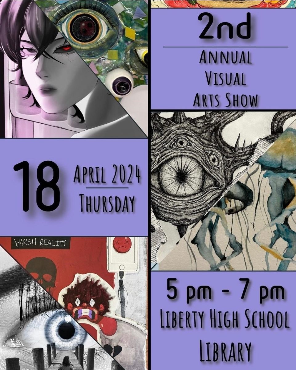 Second Annual Visual Art Show Poster