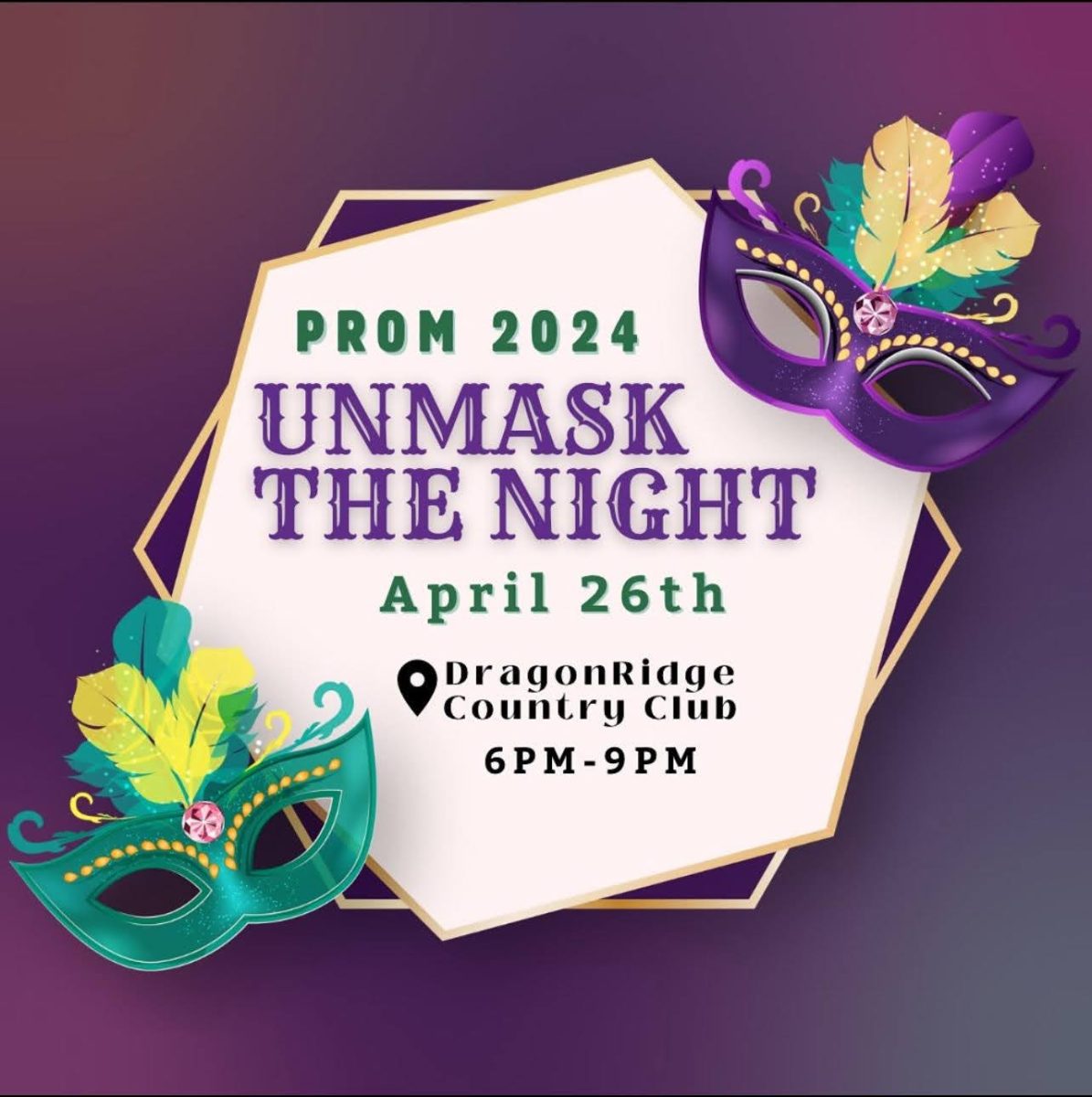 Behind Unmask the Night Prom!