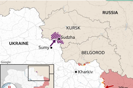 The part of Russia that Ukraine invaded