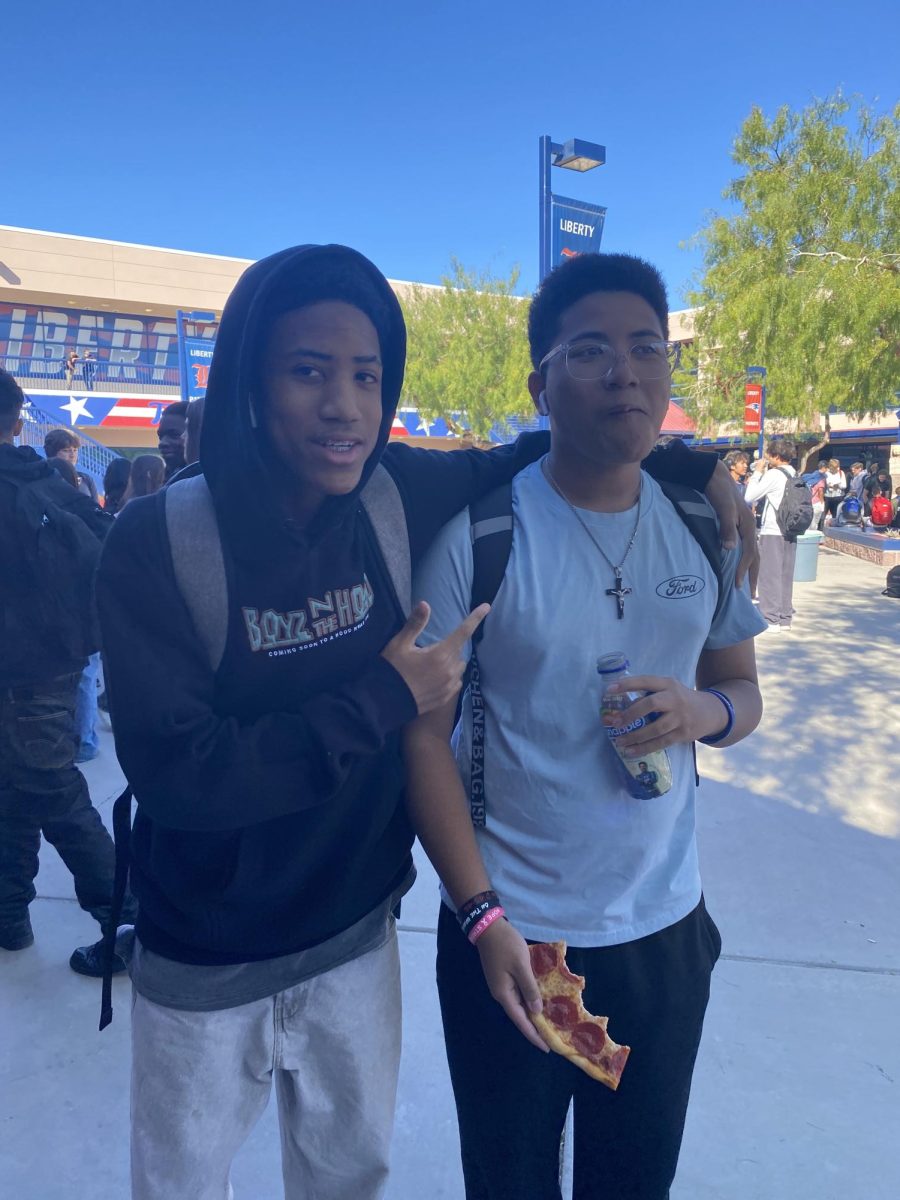 Jalen Lewis and his buddy, Kavali