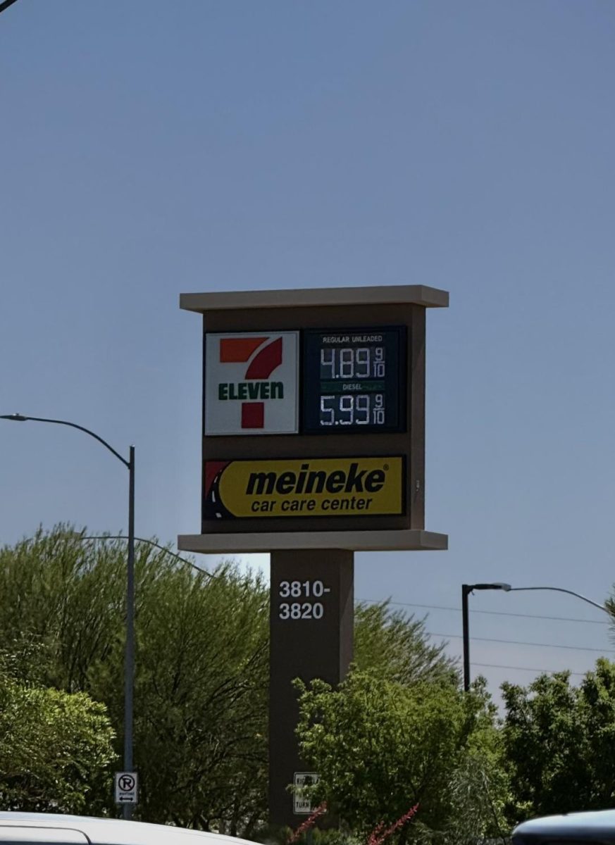 Gas prices for the 7 Eleven on Saint Rose Pkwy, and Bermuda Rd.